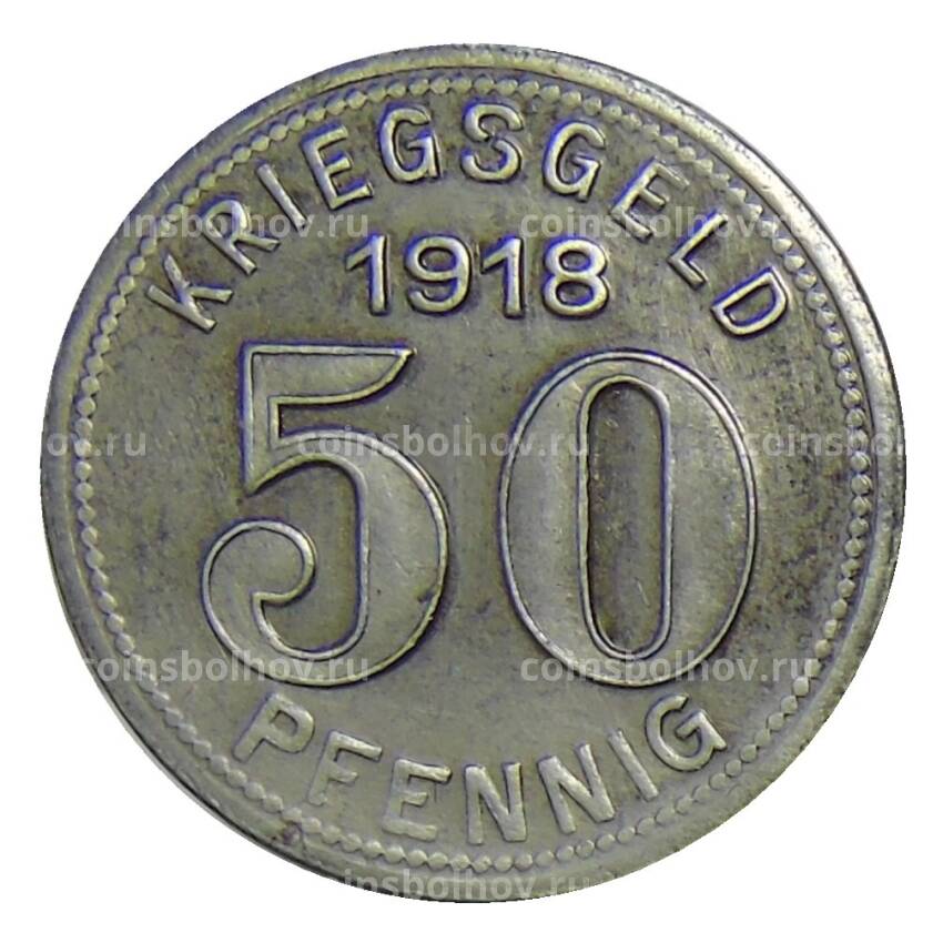 Монета 50 пфеннигов 1918 года Германия — Нотгельд Эльберфильд (вид 2)