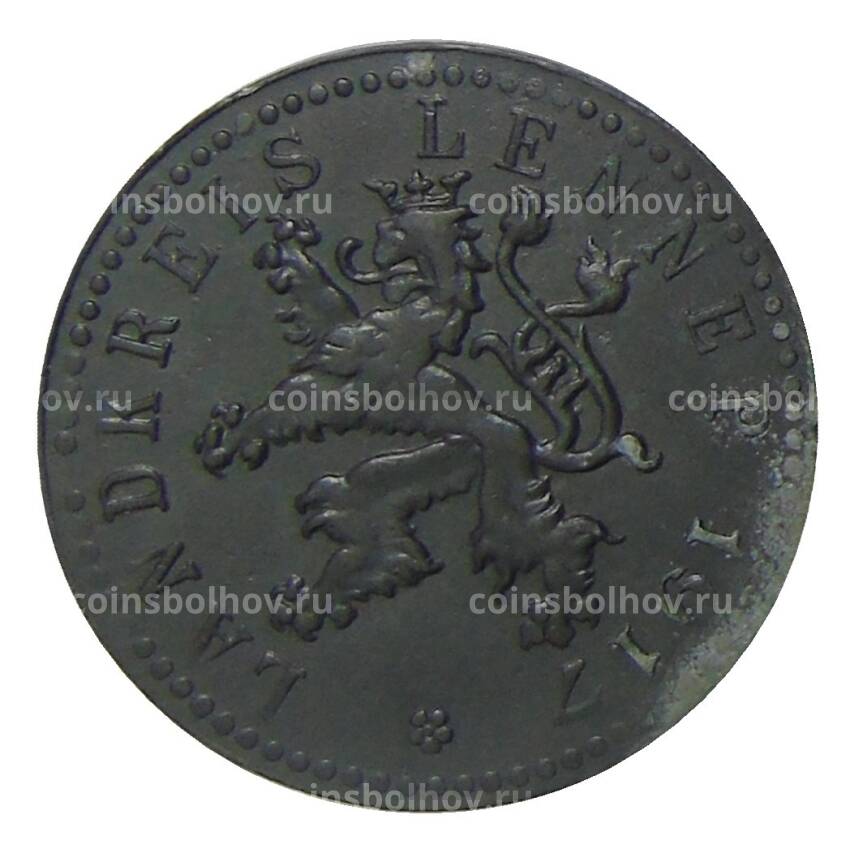 Монета 50 пфеннигов 1917 года Германия — Нотгельд Леннеп