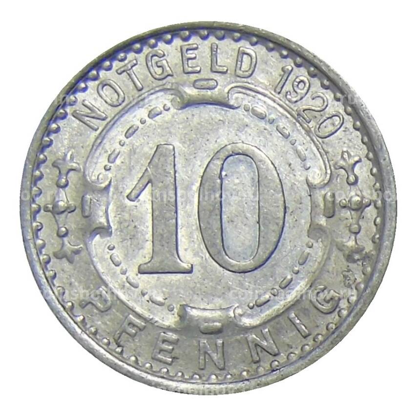 Монета 10 пфеннигов 1920 года Германия — Нотгельд Леннеп (вид 2)