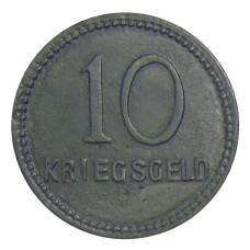 Монета 10 пфеннигов 1917 года Германия — Нотгельд Кайзерлаутерн (реверс)