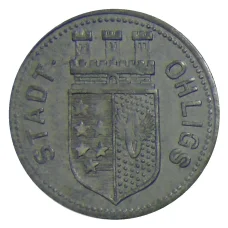 Монета 50 пфеннигов 1917 года Германия — Нотгельд Охлигс (аверс)