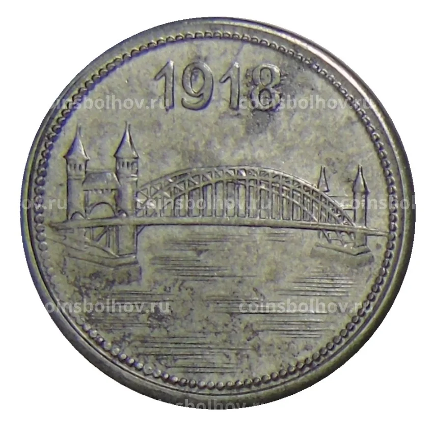 Монета 10 пфеннигов 1918 года Германия — Нотгельд Бонн