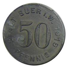 Монета 50 пфеннигов 1919 года Германия — Нотгельд Биер (реверс)
