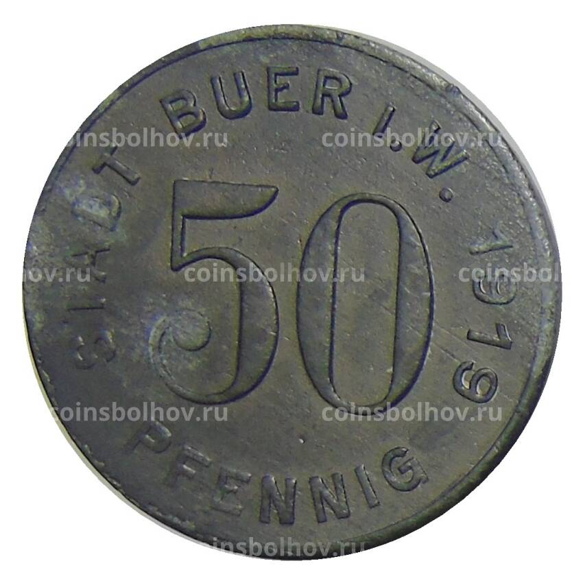 Монета 50 пфеннигов 1919 года Германия — Нотгельд Биер (вид 2)