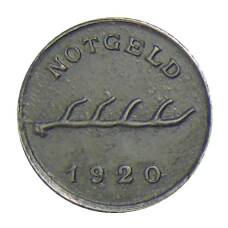 Монета 2 пфеннига 1920 года Германия — Нотгельд Бад-Мергентхайм (реверс)