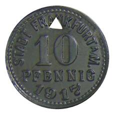 Монета 10 пфеннигов 1917 года Германия — Нотгельд Франкфурт на Майне (аверс)