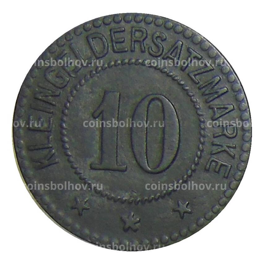 Монета 10 пфеннигов 1919 года Германия — Нотгельд Ландау Пфальц (вид 2)