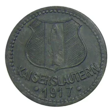 Монета 10 пфеннигов 1917 года Германия — Нотгельд Кайзерслаутерн (аверс)