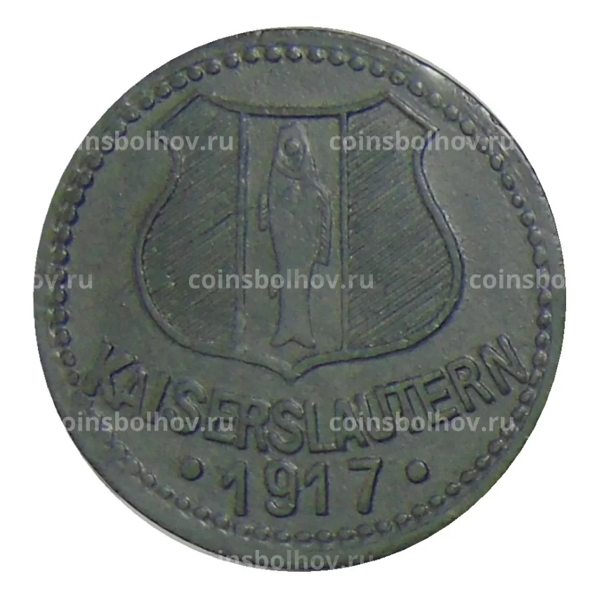 Монета 10 пфеннигов 1917 года Германия — Нотгельд Кайзерслаутерн