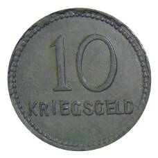 Монета 10 пфеннигов 1917 года Германия — Нотгельд Кайзерслаутерн (реверс)