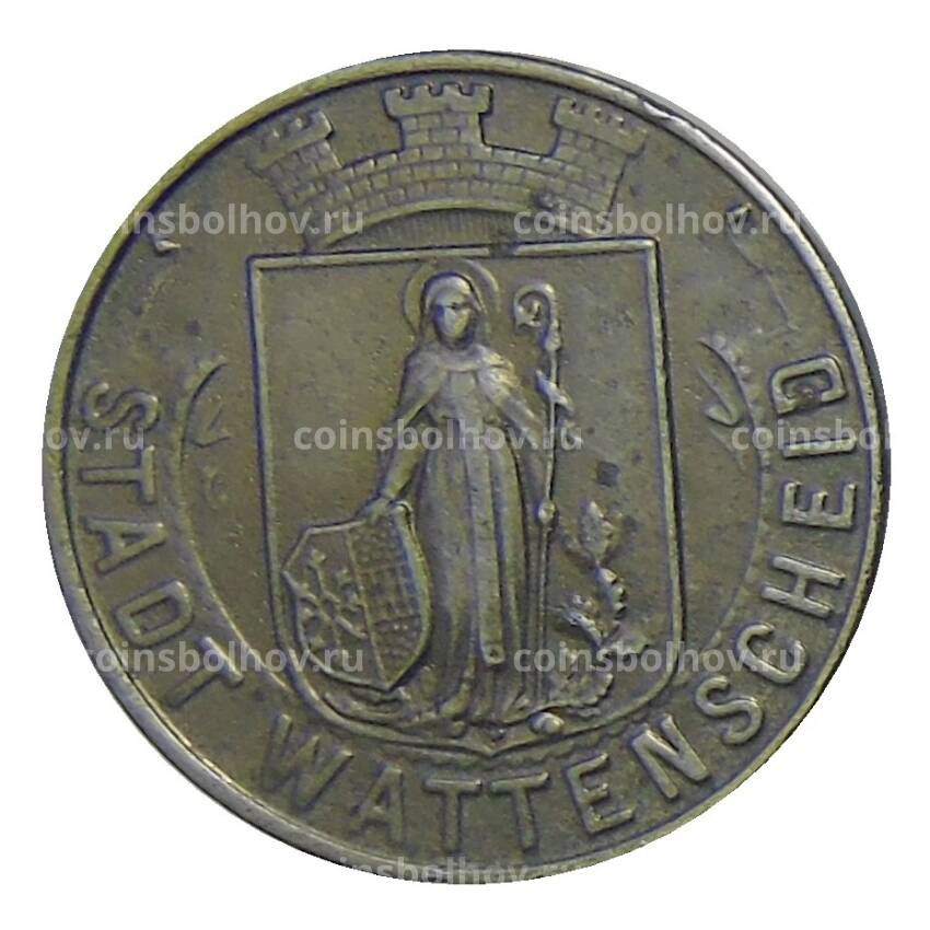 Монета 10 пфеннигов 1919 года Германия — Нотгельд Ваттеншайд