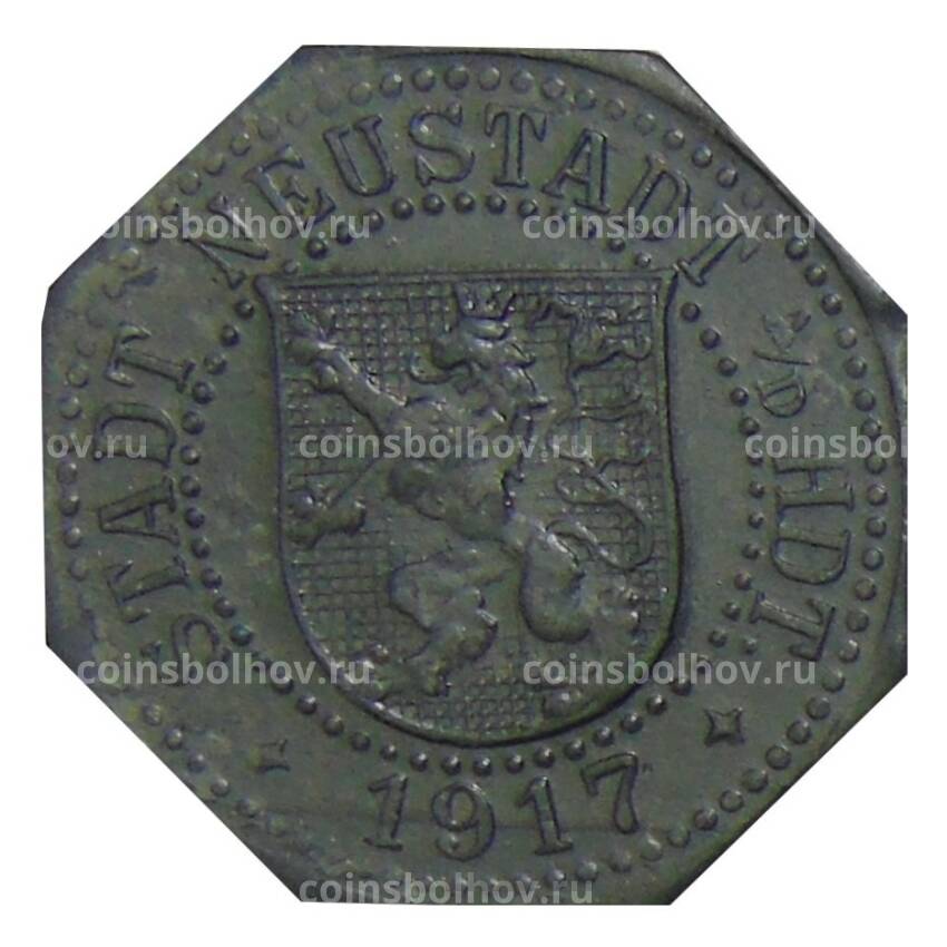 Монета 10 пфеннигов 1917 года Германия — Нотгельд Нойстад