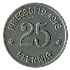 Монета 25 пфеннигов 1918 года Германия — Нотгельд (Кобленц) (реверс)