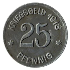 Монета 25 пфеннигов 1918 года Германия — Нотгельд (Кобленц) (реверс)