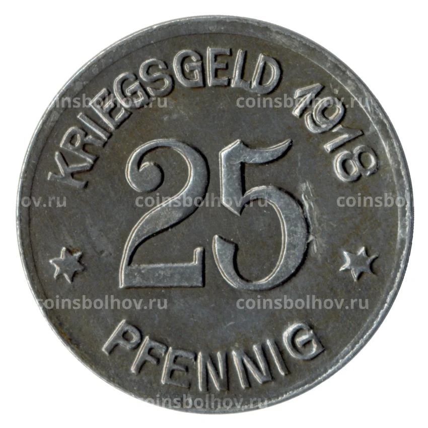 Монета 25 пфеннигов 1918 года Германия — Нотгельд (Кобленц) (вид 2)