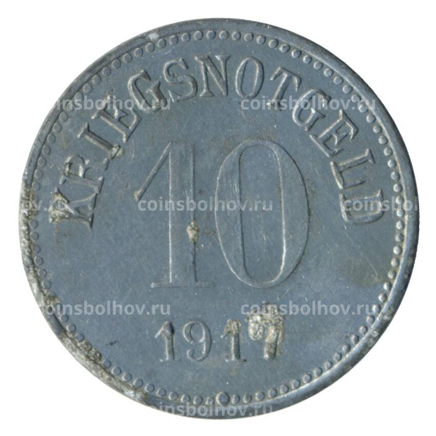 Монета 10 пфеннигов 1917 года Германия — Нотгельд (Фюрт) (вид 2)