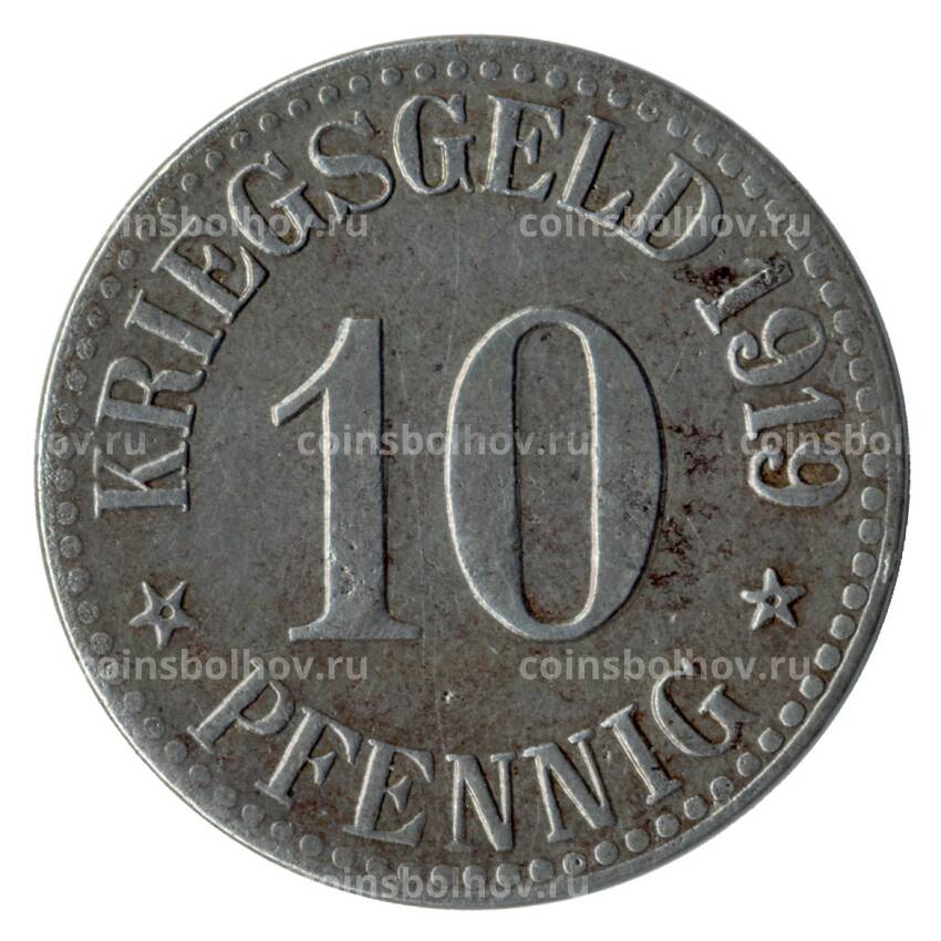 Монета 10 пфеннигов 1919 года Германия — Нотгельд (Кассель)
