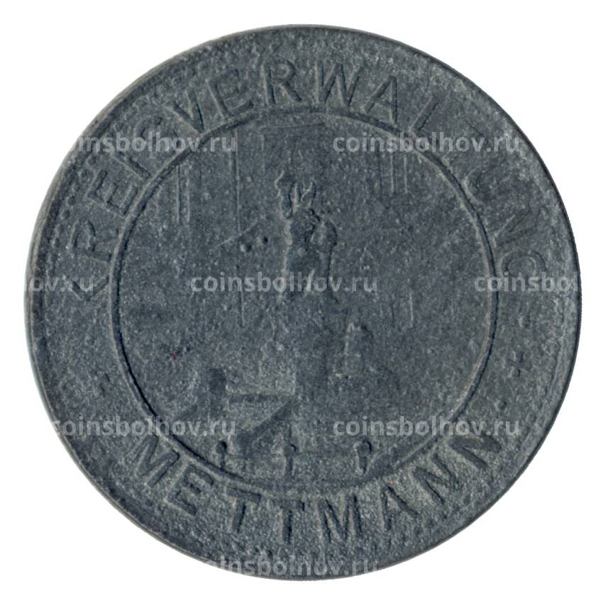 Монета 10 пфеннигов 1917 года Германия — Нотгельд (Меттман)