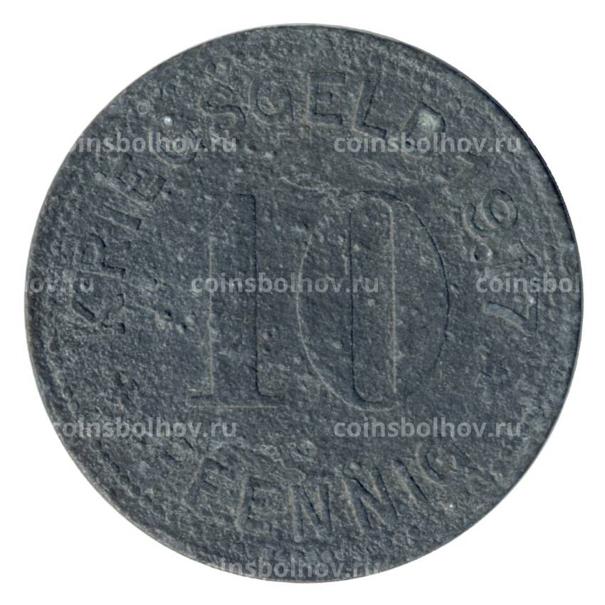 Монета 10 пфеннигов 1917 года Германия — Нотгельд (Меттман) (вид 2)