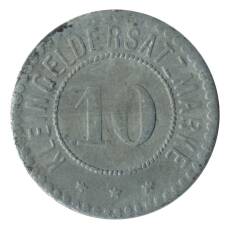 Монета 10 пфеннигов 1918 года Германия — Нотгельд (Гисен) (реверс)