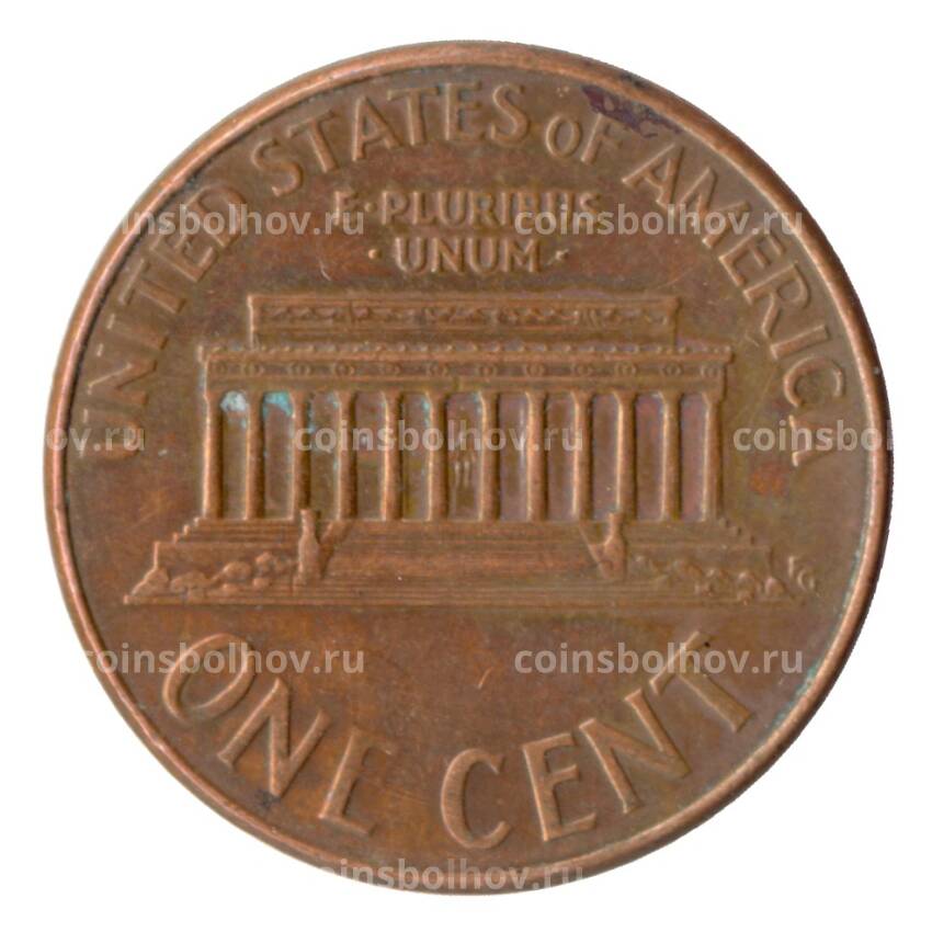 Монета 1 цент 2004 года D США (вид 2)