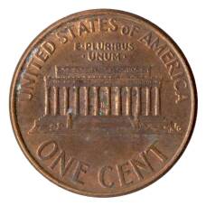 Монета 1 цент 2003 года США (реверс)