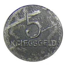 Монета 5 пфеннигов 1918 года Германия — Нотгельд Кайзерслаутерн (реверс)