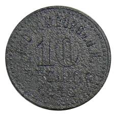 Монета 10 пфеннигов 1918 года Германия — Нотгельд Хомбург (реверс)