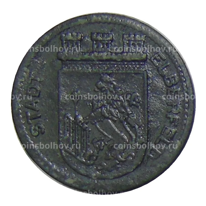 Монета 5 пфеннигов 1917 года Германия — Нотгельд Эльберфельд