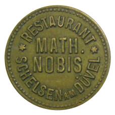 Жетон Ресторан «MATH NOBIS SCHELSEN ам DUVEL» Германия