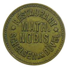 Жетон Ресторан «MATH NOBIS SCHELSEN ам DUVEL» Германия