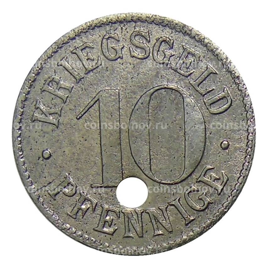 Монета 10 пфеннигов Германия — Нотгельд Гайдельберг (вид 2)