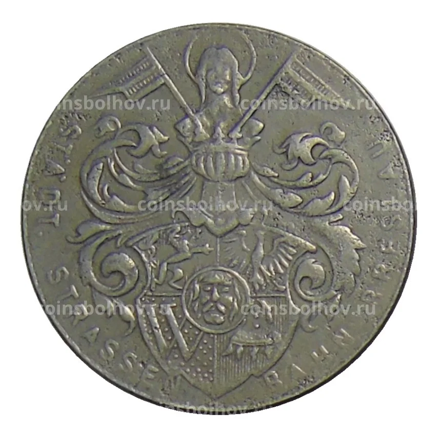 Монета 10 пфеннигов 1921 года Германия — Нотгельд Бресдау