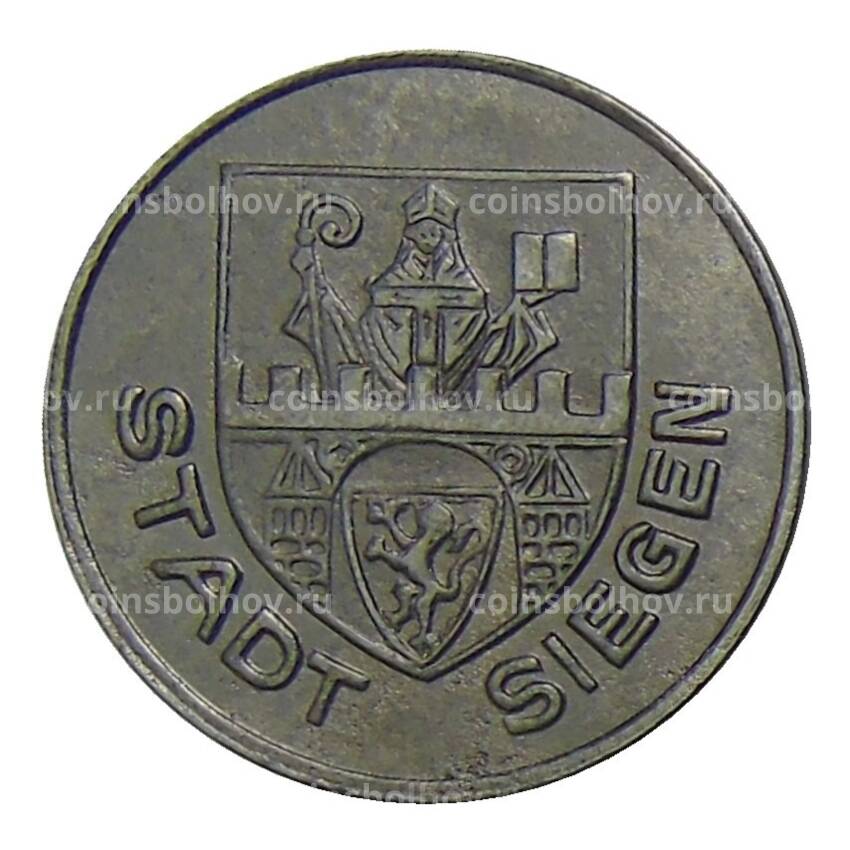 Монета 5 пфеннигов 1918 года Германия — Нотгельд Зиген