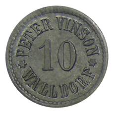 Монета 10 пфеннигов Германия — Нотгельд Валсдорф (Питер Вилсон) (аверс)