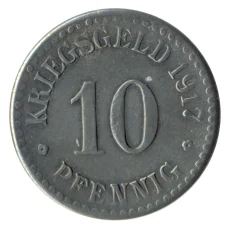 Монета 10 пфеннигов 1917 года Германия — Нотгельд (Кассель) (аверс)