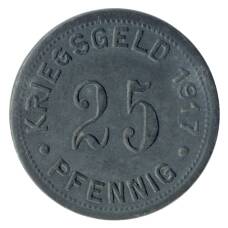 Монета 25 пфеннигов 1917 года Германия — Нотгельд (Мюнстер) (аверс)