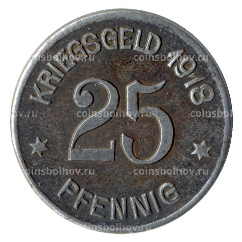Монета 25 пфеннигов 1918 года Германия — Нотгельд (Кобленц)