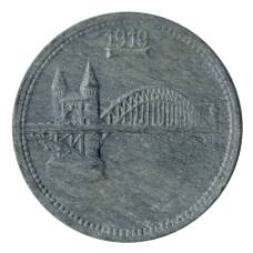Монета 5 пфеннигов 1919 года Германия — Нотгельд (Бонн) (реверс)