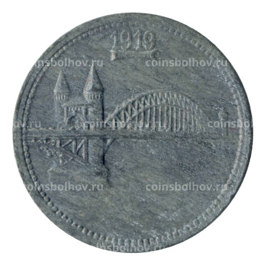 Монета 5 пфеннигов 1919 года Германия — Нотгельд (Бонн) (вид 2)