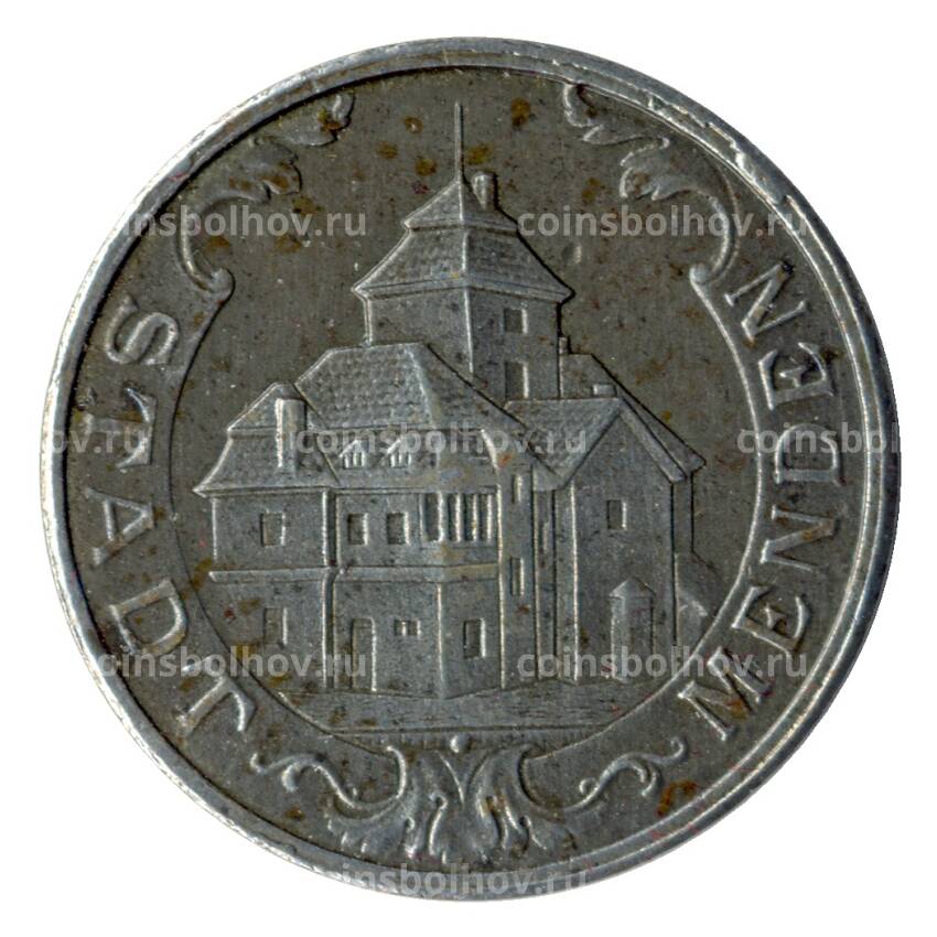 Монета 10 пфеннигов 1920 года Германия — Нотгельд (Менден) (вид 2)