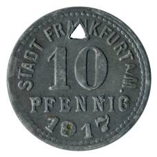 Монета 10 пфеннигов 1917 года Германия — Нотгельд (Франкфурт на Майне) (аверс)