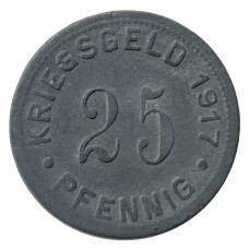 Монета 25 пфеннигов 1917 года Германия — Нотгельд (Мюнстер) (реверс)