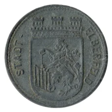 Монета 10 пфеннигов 1917 года Германия — Нотгельд (Эльберфельд) (реверс)