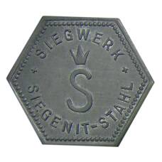 Жетон игровой компания  «SIEGENIT-STAHL» (вид 2)