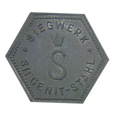 Жетон игровой компания  «SIEGENIT-STAHL» (вид 2)
