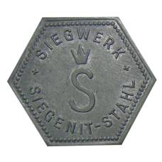 Жетон игровой компания  «SIEGENIT-STAHL» (вид 2)