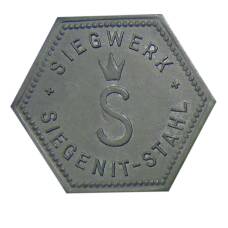 Жетон игровой компания  «SIEGENIT-STAHL» (вид 2)