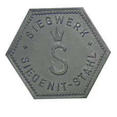 Жетон игровой компания  «SIEGENIT-STAHL» (вид 2)