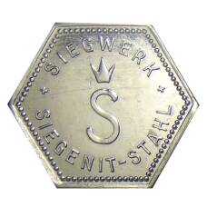 Жетон игровой компания  «SIEGENIT-STAHL» (вид 2)